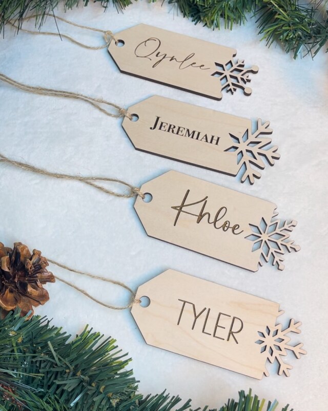 Stocking Tag, Personalized Gift Tag, Stocking Name Tags, Christmas  Ornament, Name Label, Pet Stockings